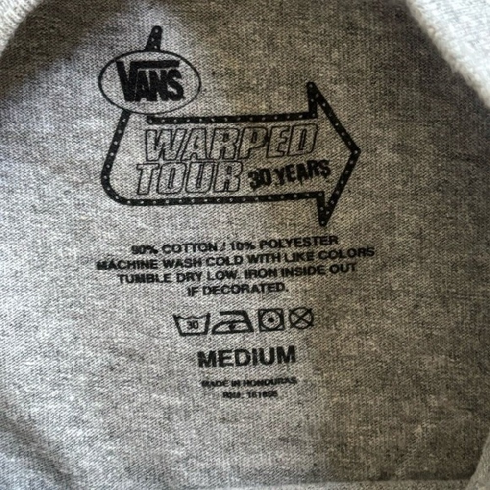 Vans Warped 2025 Tour T-Shirt Size Medium - Picture 5 of 11
